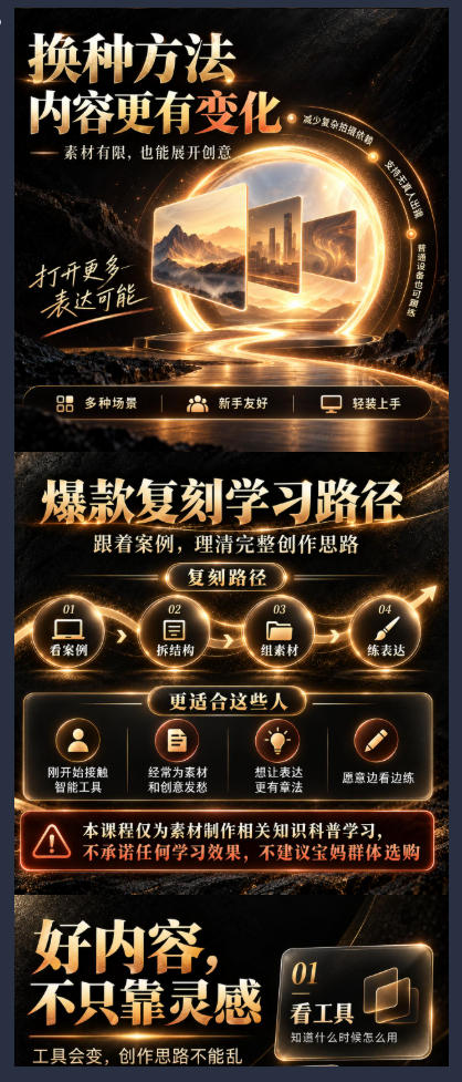 素材制作知识课，爆款复刻Codex短视频自动化，从素材拆解到创意表达，让AI自动“干活”，而不是只会回答问题-易创网