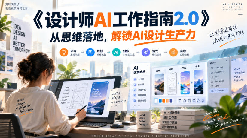 《设计师AI工作指南2.0》从思维落地-无水印，解锁AI设计生产力-易创网