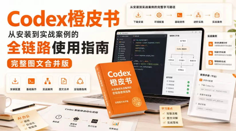 Codex橙皮书，从安装到实战案例的全链路使用指南，完整图文合并版-易创网