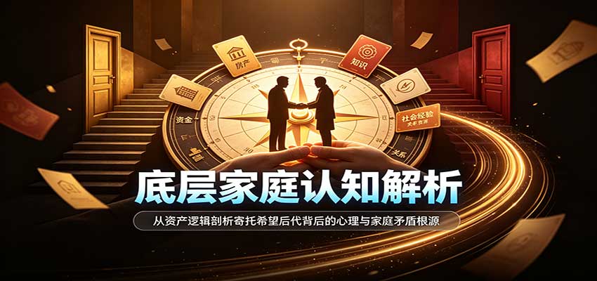 底层家庭认知解析：从资产逻辑剖析寄托希望后代背后的心理与家庭矛盾根源-易创网