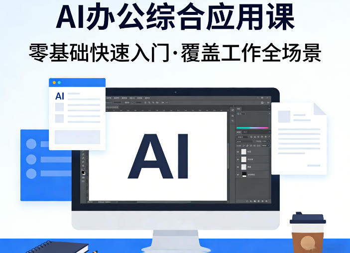 AI办公综合应用课，零基础快速入门，覆盖了工作中各种应用场景-易创网