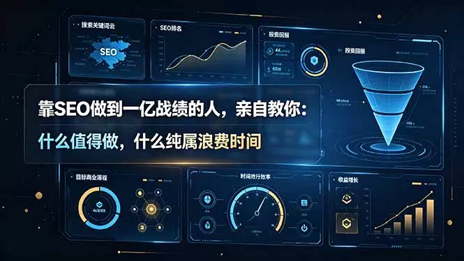 靠SEO做到一亿战绩的人，亲自教你：什么值得做，什么纯属浪费时间【原创双语字幕】-易创网