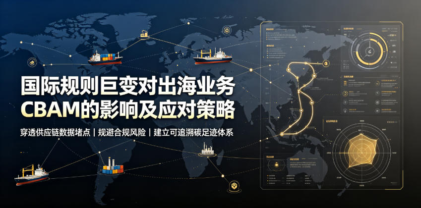 国际规则巨变对出海业务CBAM的影响及应对策略，帮助企业穿透供应链数据堵点，规避合规风险-易创网