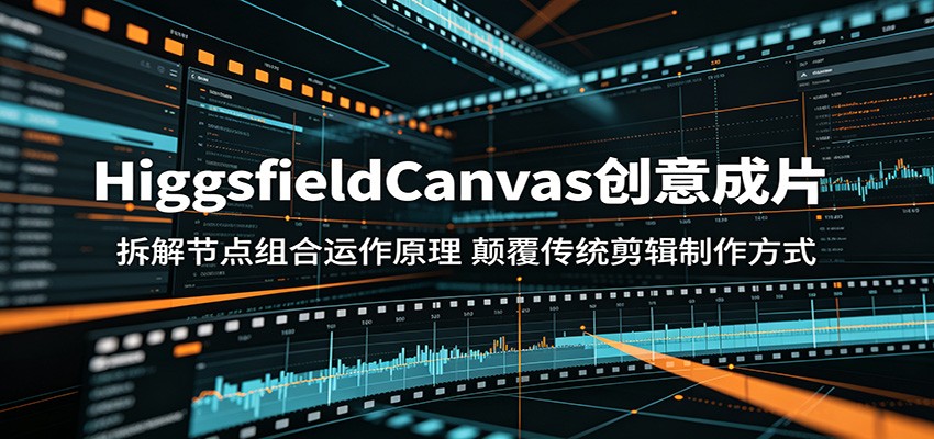 HiggsfieldCanvas创意成片：拆解节点组合运作原理，颠覆传统剪辑制作方式-易创网