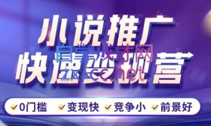 洲洲老师·小说推广快速变现营网赚项目-副业赚线-互联网创业-资源整合易创网