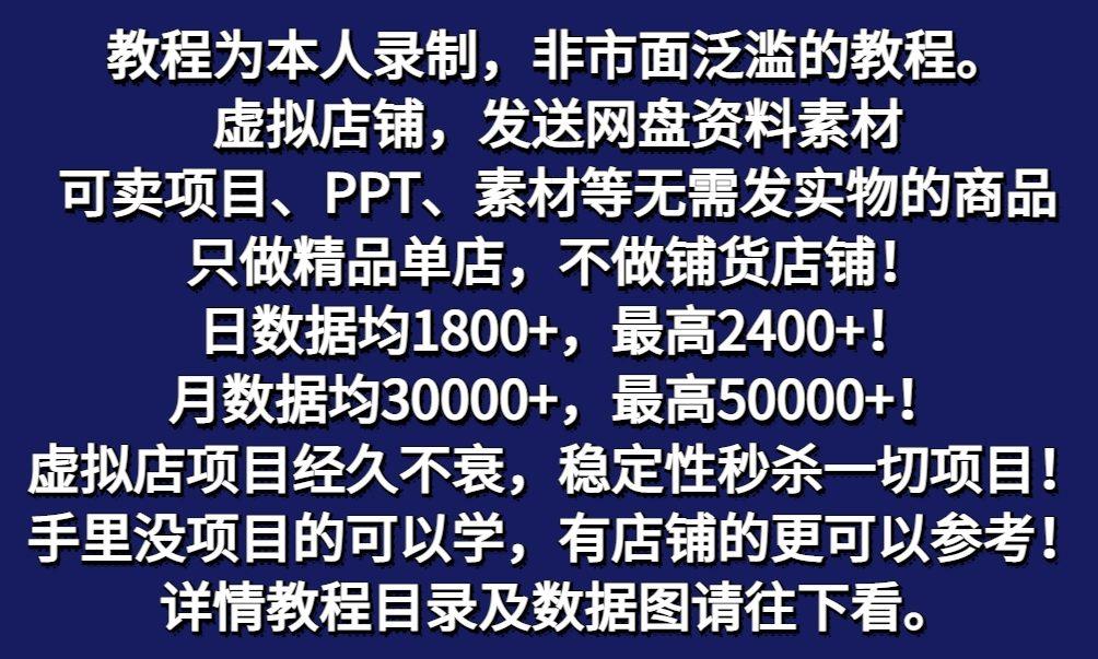 图片[2]-拼多多虚拟电商训练营月入50000+你也行，暴利稳定长久，副业首选-易创网