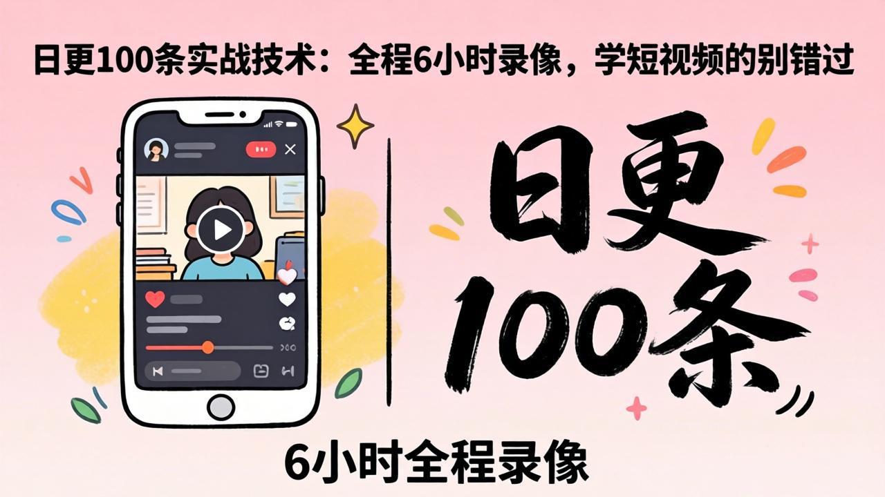某工作坊东莞2026年4月12线下课：日更100条实战：全程6小时录像，学短视频的别错过-易创网
