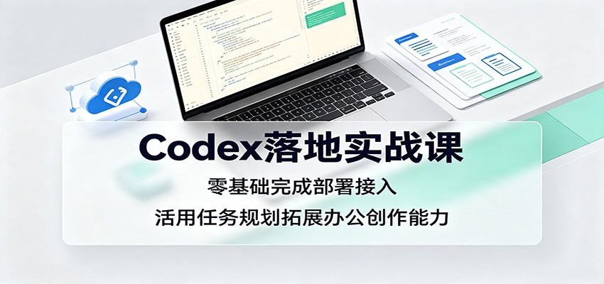 Codex落地实战课：零基础完成部署接入，活用任务规划拓展办公创作能力-易创网