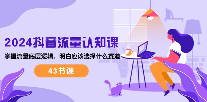 （10713期）2024抖音流量·认知课：掌握流量底层逻辑，明白应该选择什么赛道 (43节课)-易创网