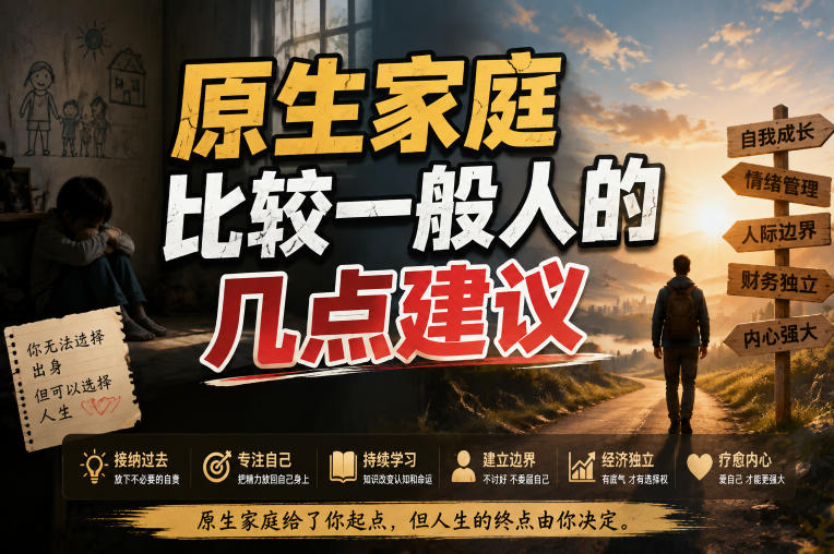 付费文章：给原生家庭比较一般人的几点建议-易创网