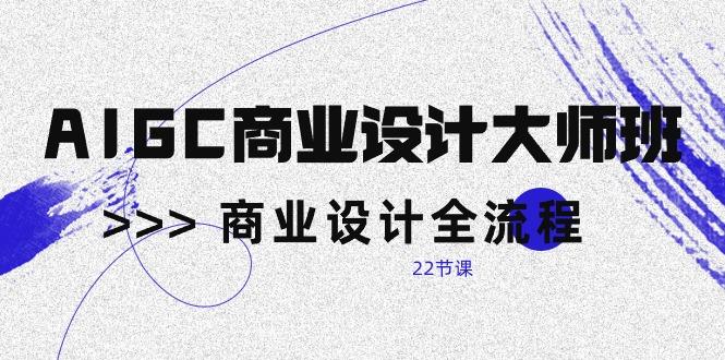 AIGC-商业设计大师班，商业设计全流程(22节课-云创网