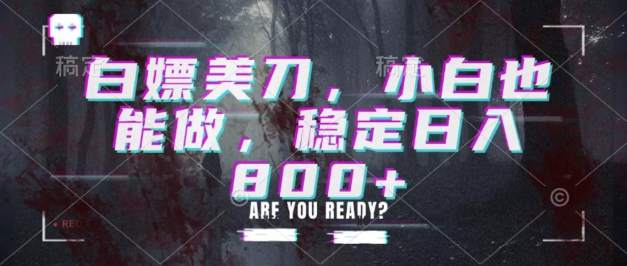 白嫖美刀，小白也能做，稳定日入800+-易创网