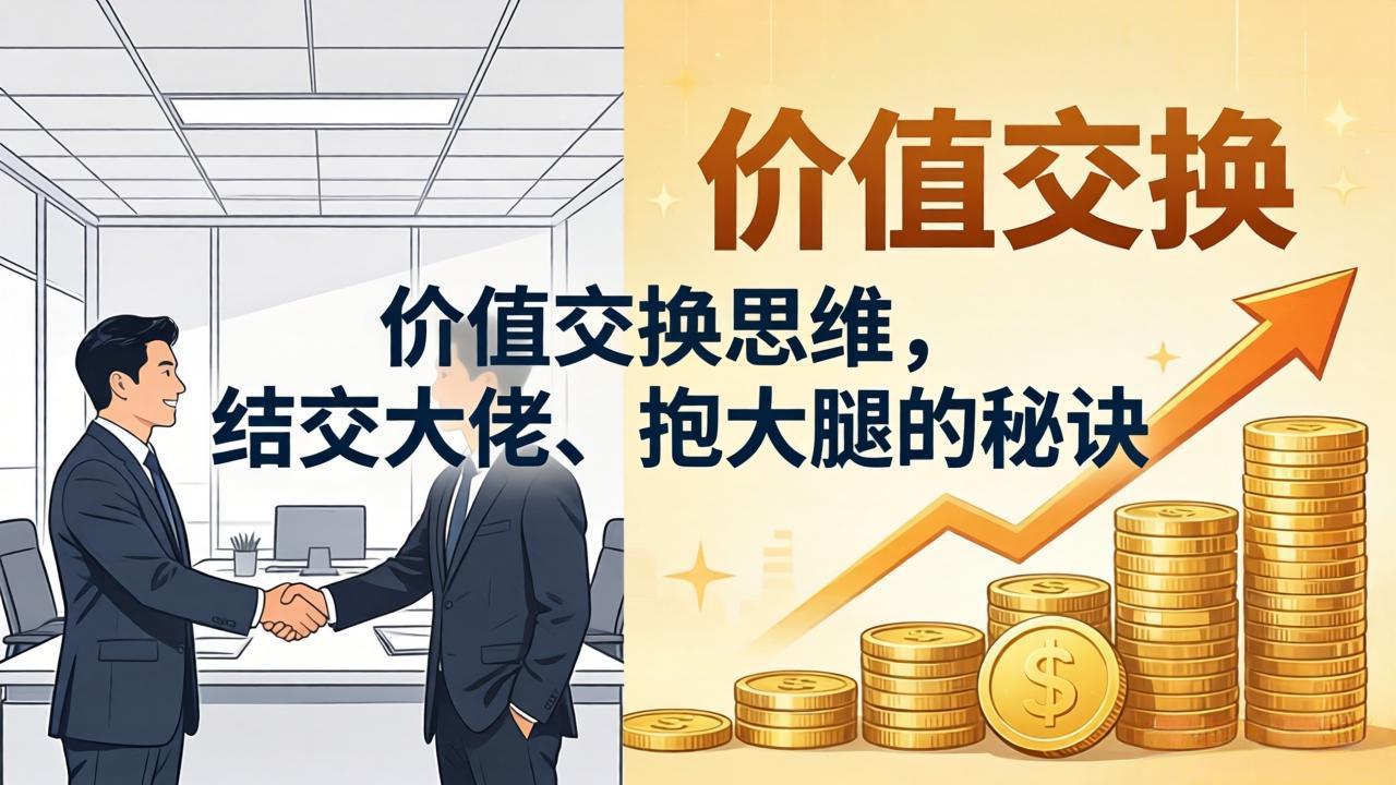 某付费文章：价值交换思维，结交大佬、抱大腿的秘诀-易创网