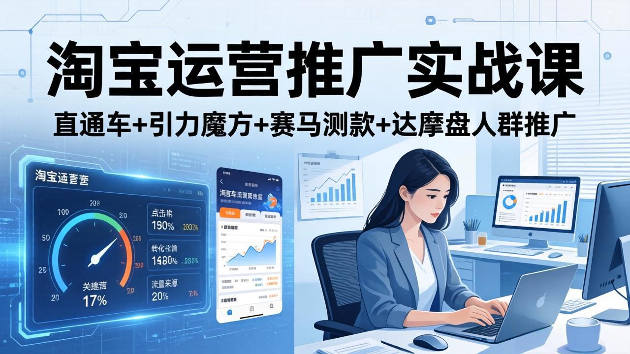 淘宝运营推广实战课(更新26年4月-易创网