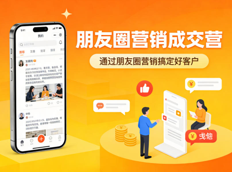 朋友圈营销成交营，通过朋友圈营销来搞定好客户-易创网
