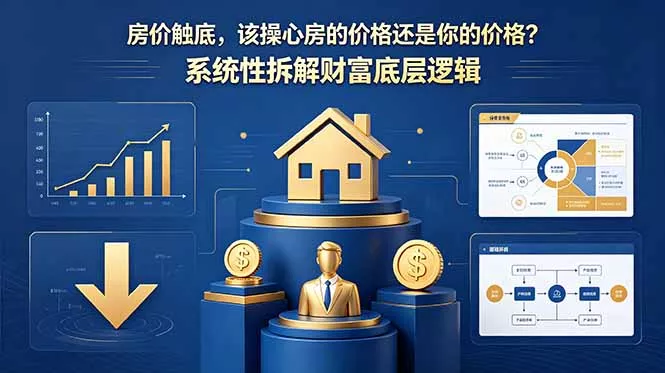 付费文章：房价触底，该操心房的价格还是你的价格？系统性拆解财富底层逻辑-易创网
