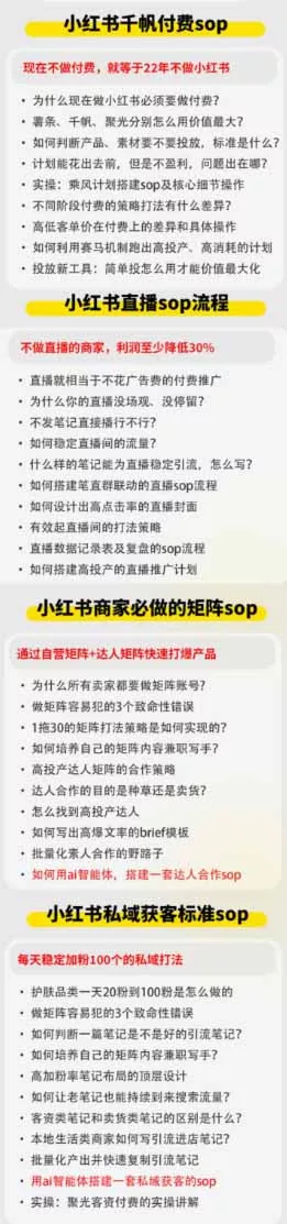 小红书高利润AI经营课2026年7.18-20：起号+爆文+付费+达人+私域，利用AI与SOP实现团队人效翻倍增长-易创网