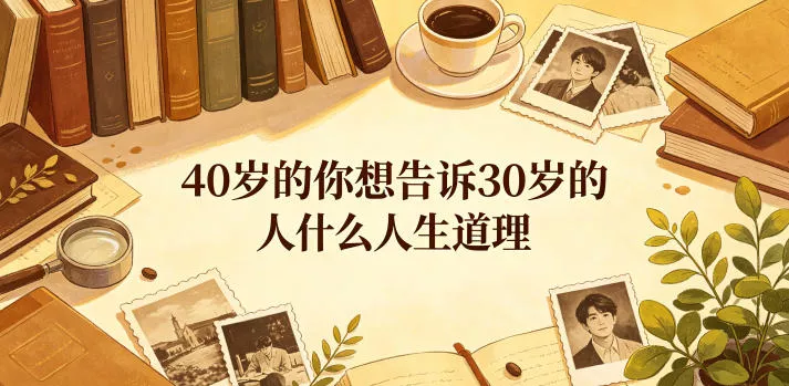 公众号付费文章：40岁的你想告诉30岁的人什么人生道理？-易创网