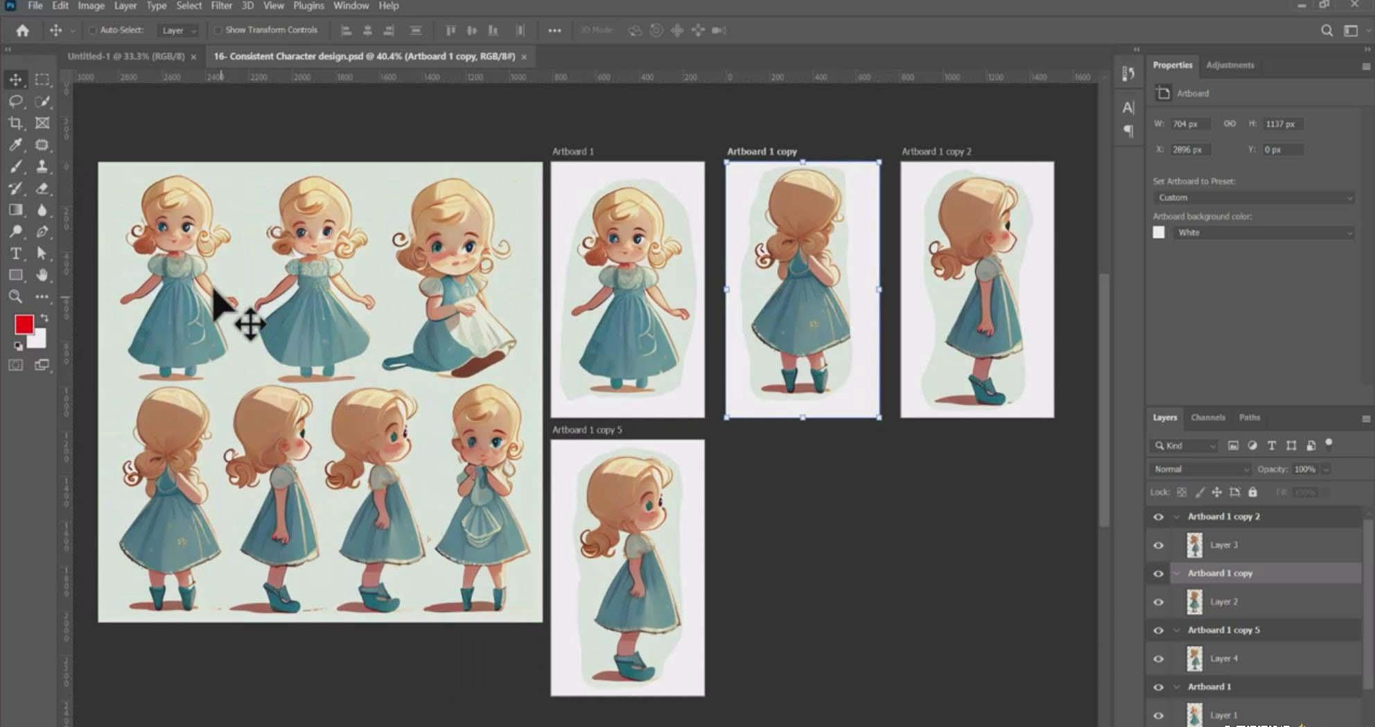 图片[7]-掌握 MidJourney V5 AI + ChatGPT创建一致的角色设计图像-22节课-中英字幕-易创网