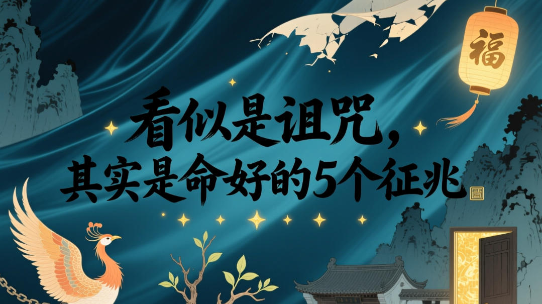 付费文章：看似是诅咒，其实是命好的5个征兆-易创网