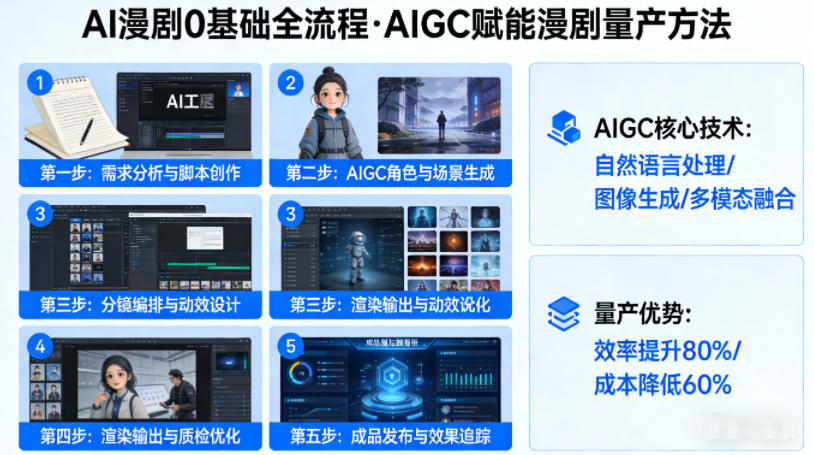 AI漫剧0基础全流程，快速掌握AIGC赋能的漫剧量产方法-易创网