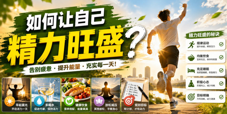 付费文章：如何让自己精力旺盛？-易创网