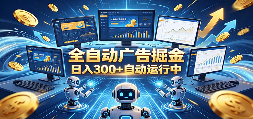 自动广告G机，日入300+，正规平台，广告浏览获益，时间自由，适合各类人群日常增收-易创网