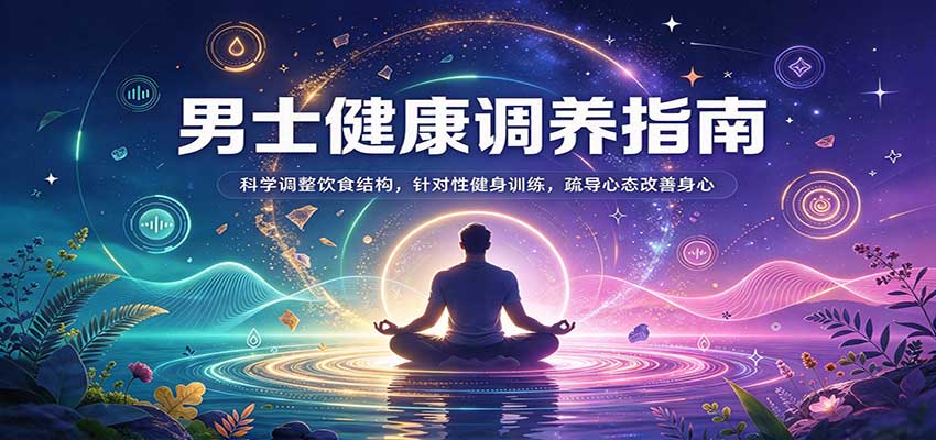 男士健康调养指南：科学调整饮食结构，针对性健身训练，疏导心态改善身心-易创网