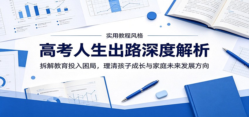 高考人生出路深度解析：拆解教育投入困局，理清孩子成长与家庭未来发展方向-易创网