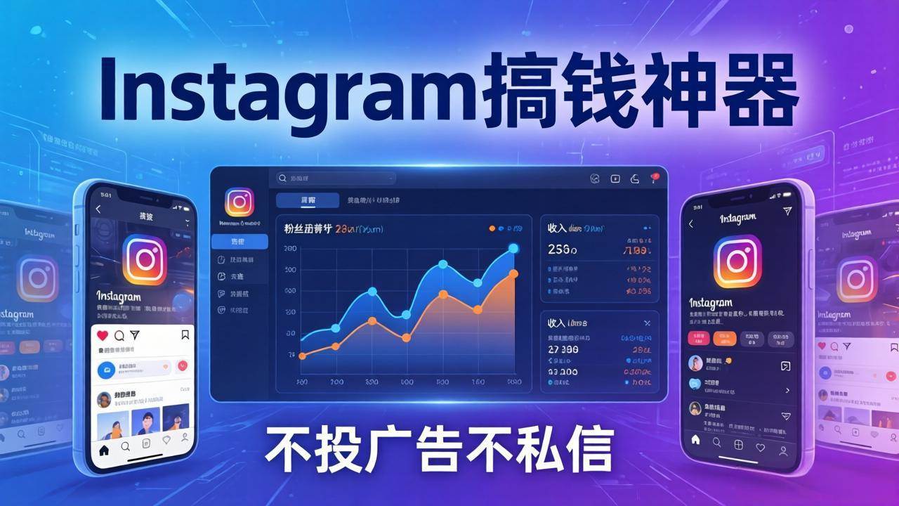 （17731期）Instagram搞钱神器：月涨6万粉+月入5万刀，不投广告不私信，靠算法+低价产品-易创网