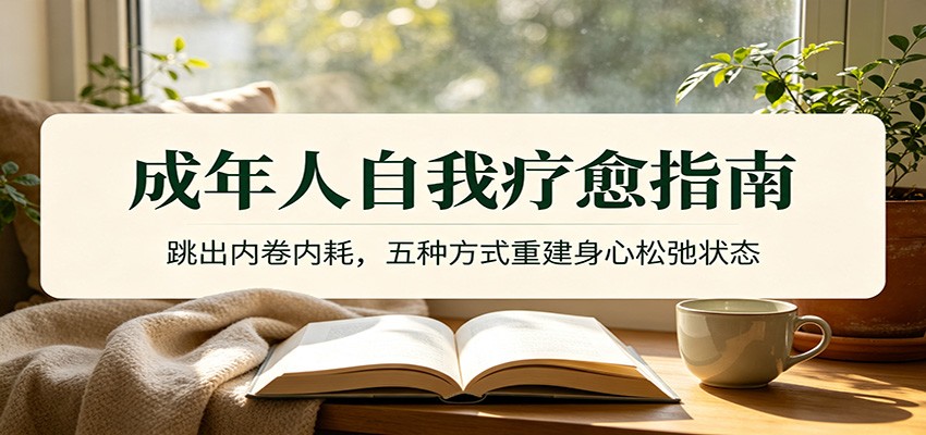 成年人自我疗愈指南：跳出内卷内耗，五种方式重建身心松弛状态-易创网