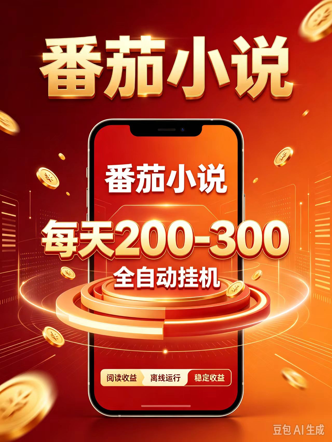 门槛极低的番茄全自动小说，日入200-300，项目非常火爆-易创网