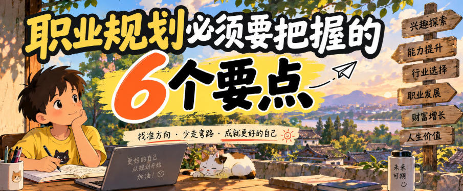 付费文章：职业规划必须要把握的6个要点-易创网