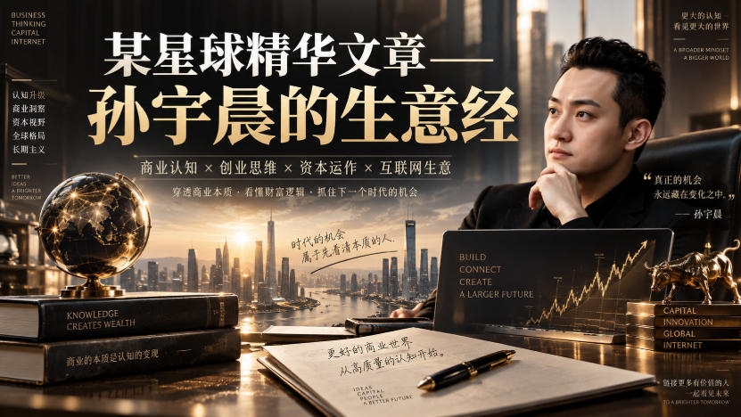 某星球精华文章——孙宇晨的生意经-易创网