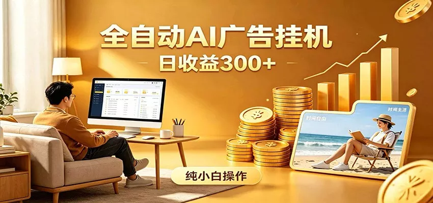AI风口项目，全程解放双手，后台自动运行赚取收益，每天稳定收益300+-易创网