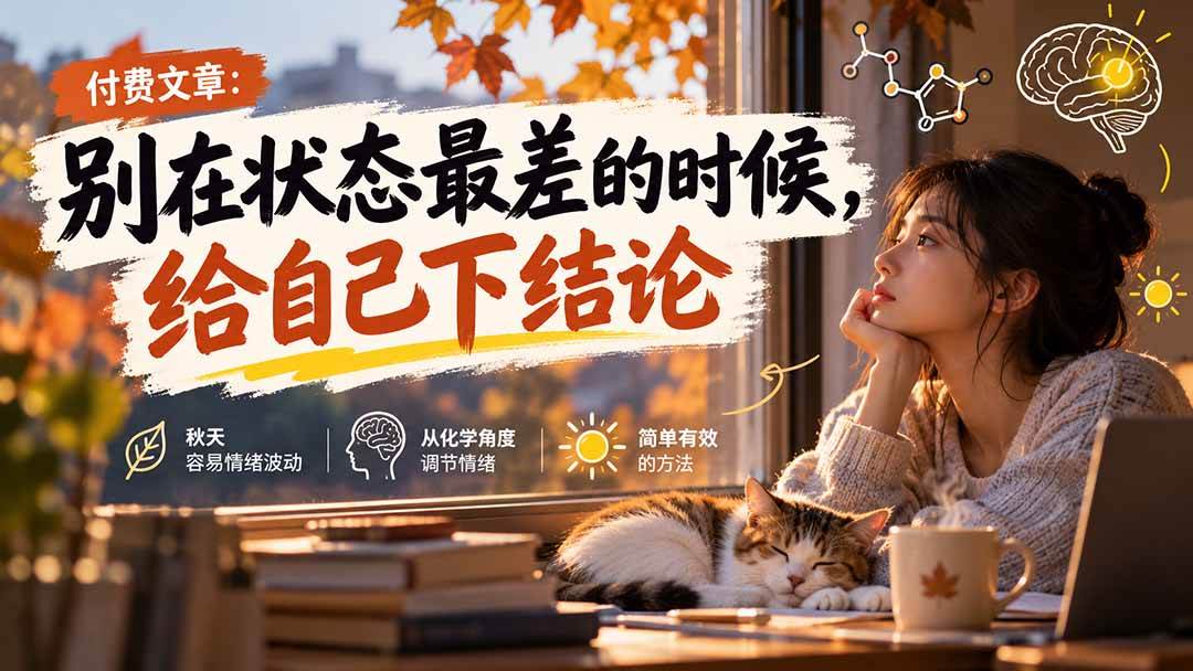 （20716期）【无水印】某付费文章：别在状态最差的时候，给自己下结论-易创网