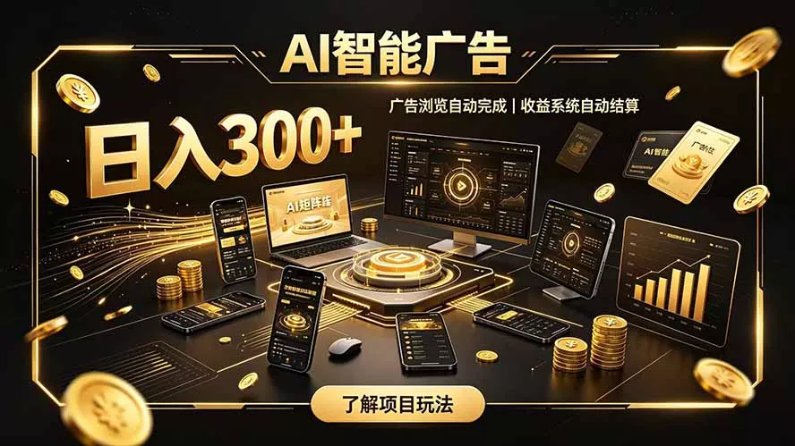 自研 AI 系统｜轻资产起步｜长期稳定收益｜宝妈 上班族轻轻松松日入300+-易创网