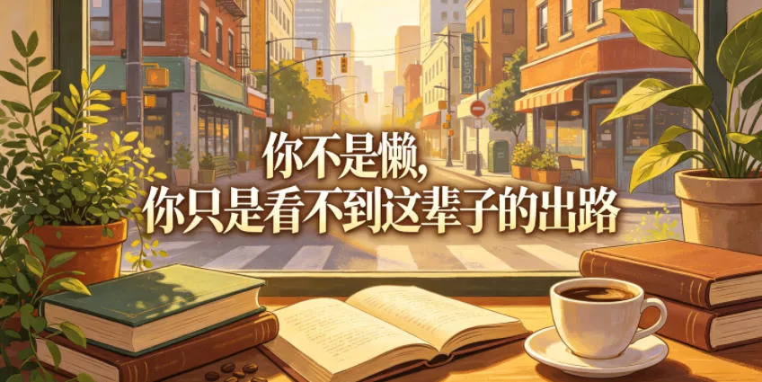 付费文章：你不是懒，你只是看不到这辈子的出路-易创网