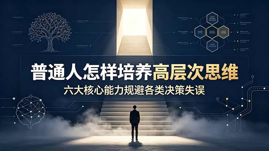 付费文章：普通人怎样培养高层次思维，六大核心能力规避各类决策失误-易创网