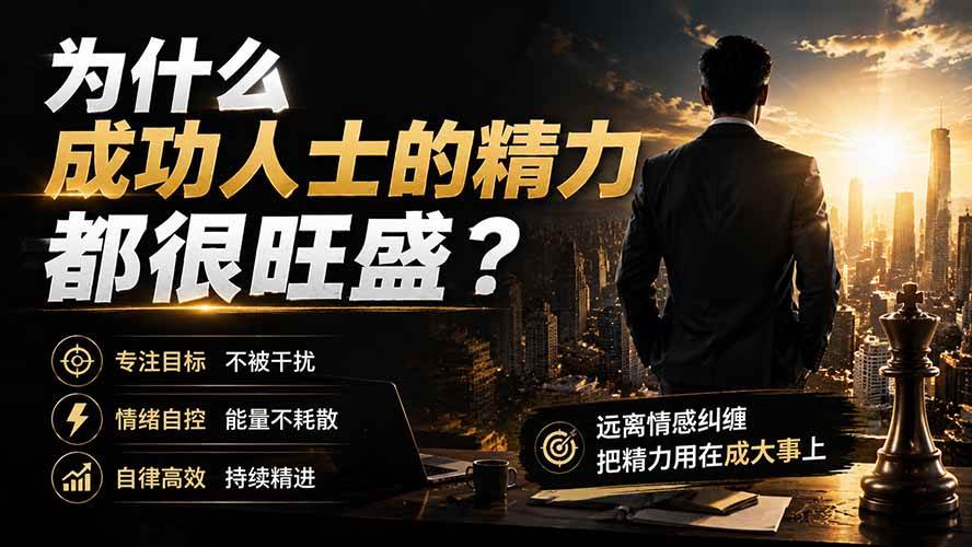 （19754期）付费文章：为什么成功人士的精力都很旺盛？-易创网