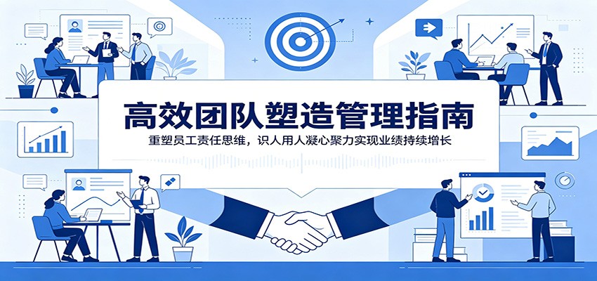 高效团队塑造管理指南：重塑员工责任思维，识人用人凝心聚力实现业绩持续增长-易创网