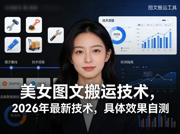 美女图文搬运技术，2026年最新技术，具体效果自测-易创网