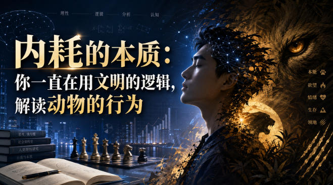 付费文章：内耗的本质：你一直在用文明的逻辑，解读动物的行为-易创网