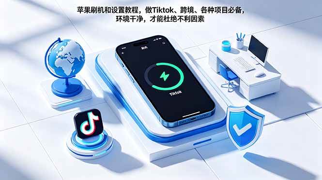 （18558期）苹果刷机和设置教程，做Tiktok、跨境、各种项目必备，环境干净，才能杜绝不利因素-易创网