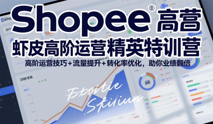 Shopee虾皮高阶运营精英特训营，高阶运营技巧+流量提升+转化率优化，助你业绩翻倍（更新26年5月）-易创网