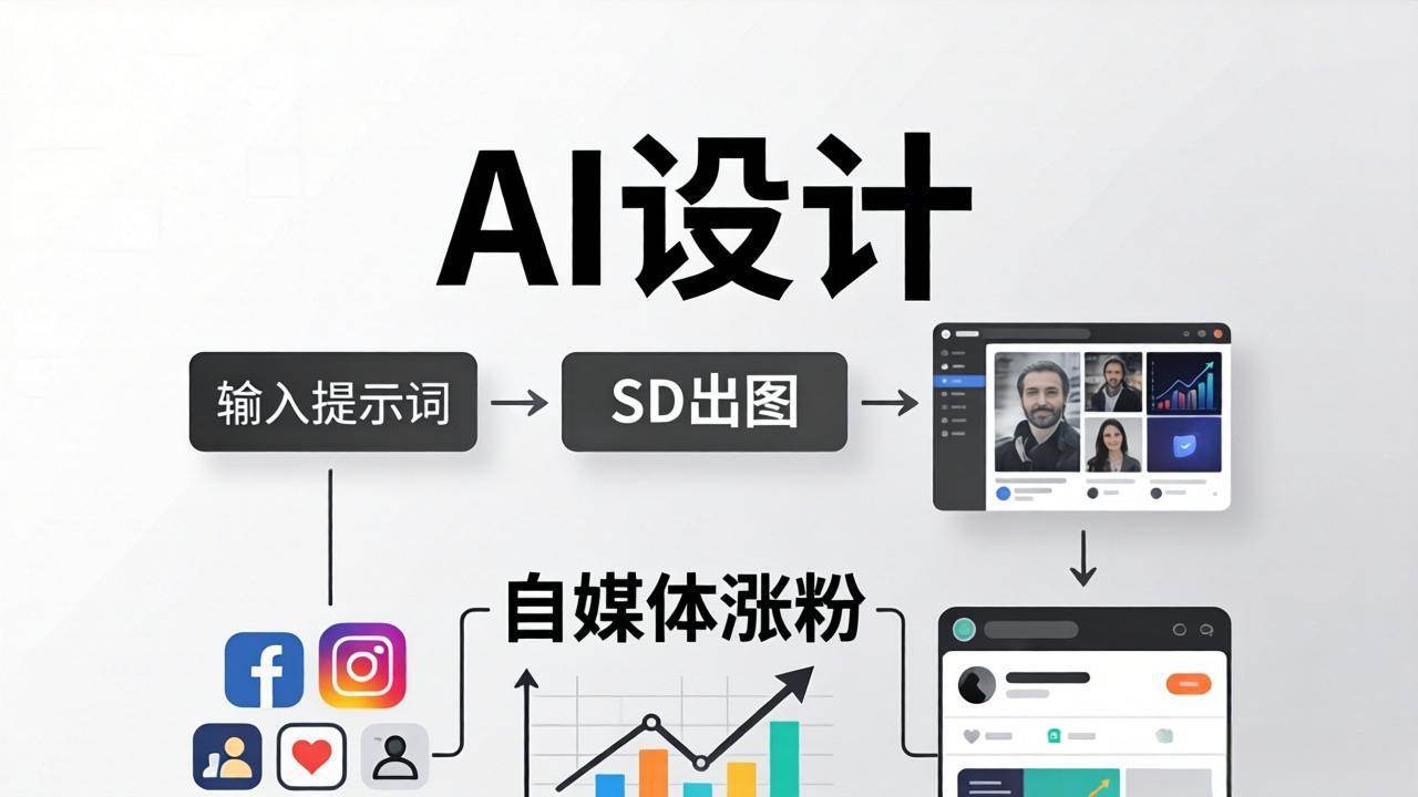 （18136期）人人都是AI设计师：SD出图+自媒体涨粉一站教学，告别图文素材焦虑，AI设计让你轻松避开内卷-易创网