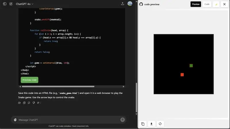 ChatGPT Code Preview｜AI编程预览工具-云创网