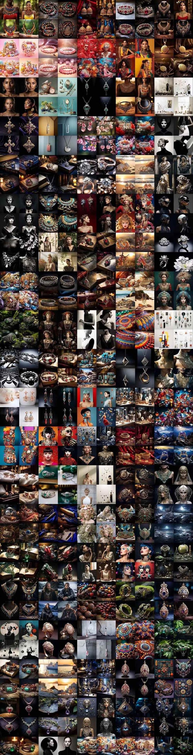 （17272期）460+专业Midjourney珠宝摄影AI提示词+成效果图，戒指/项链/耳环/手链/宝石/及奢侈配饰等全品类网赚项目-副业赚线-互联网创业-资源整合易创网