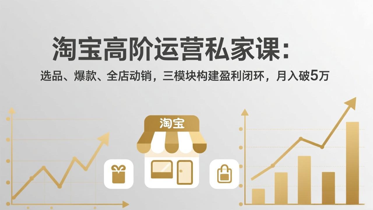 淘宝高阶运营私家课(更新26年4月-易创网