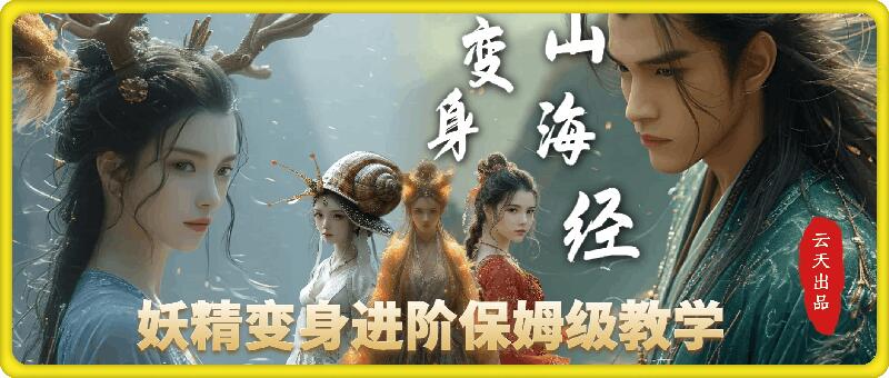 云天AI山海经变身视频教程，妖精变身进阶保姆级教学-易创网
